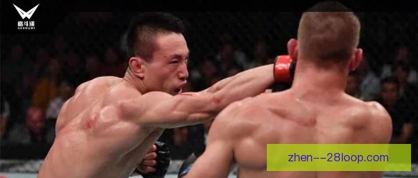 中国综合格斗假动作诱敌，UFC赛场屡屡一击制胜
